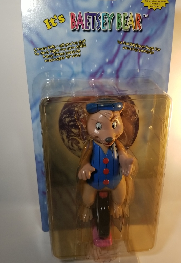 Rare Supa Dupa Babee Its Baetsey Bear Talking Bear Figure 2001 Vintage NIB